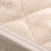 夏のオールコットン敷きパッド  パイル綿100％が気持ちいい  中綿も綿100％で吸湿性も抜群！ロマンス小杉 オールコットン敷きパッド351S_0304