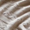 Fab the Home～Cable knit ケーブルニット～ あたたかみを感じる用途豊富なケーブル編みの大判ニット。ケーブルニット　 ベッドスプレッド やソファカバー マルチカバー　Lサイズ190×240cm