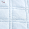 寝苦しい夏にさようなら！やさしい冷たさが心地いい 表生地は綿100％  西川 西川株式会社 ひんやりコットン 綿冷感敷きパッドSP2202MAD_0304