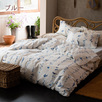 Fab the Home～Florist フロリスト～ベッドルームをおしゃれな空間に。いろんな花のモチーフが魅力的な枕カバー。ピロケース44×64cm（43×63cm用）＜日本製＞