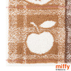 みんな大好きミッフィー 綿100％のミニタオル　西川 西川リビング　ミニタオル『25×25cm』2枚組（miffy・ミッフィー/DB3653/MFおかおチェック柄)